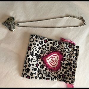 Brighton puffed heart necklace